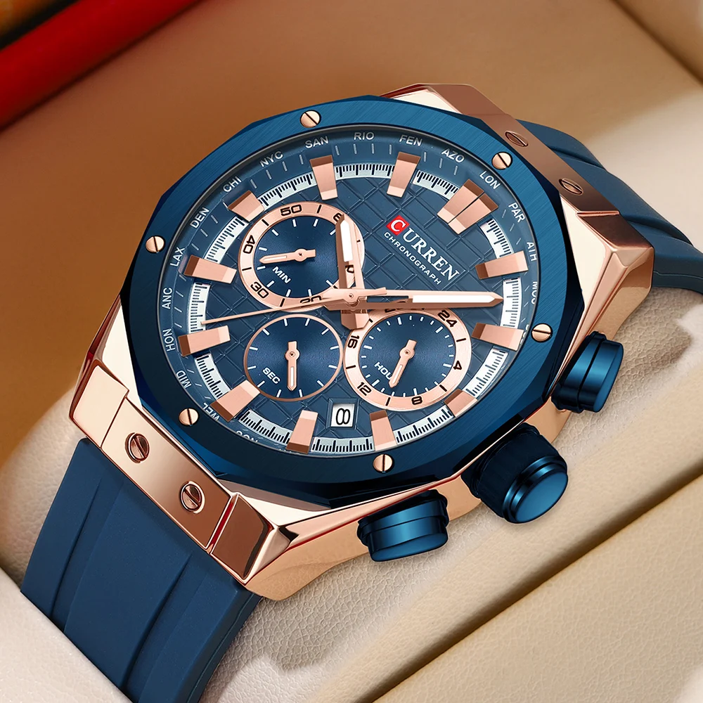 Luxury Watch Maker - CURREN lüks marka yüksek kalite erkekler