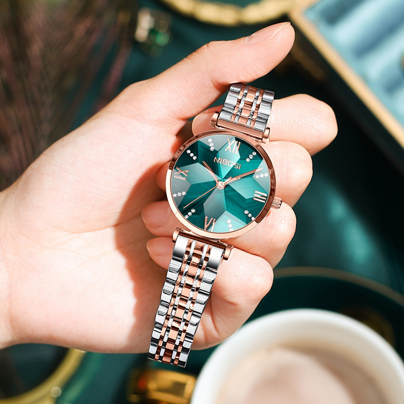 NIBOSI Moda Eşkenar Dörtgen Ay - Luxury Watch Top 10 incelemesi ve fiyatı