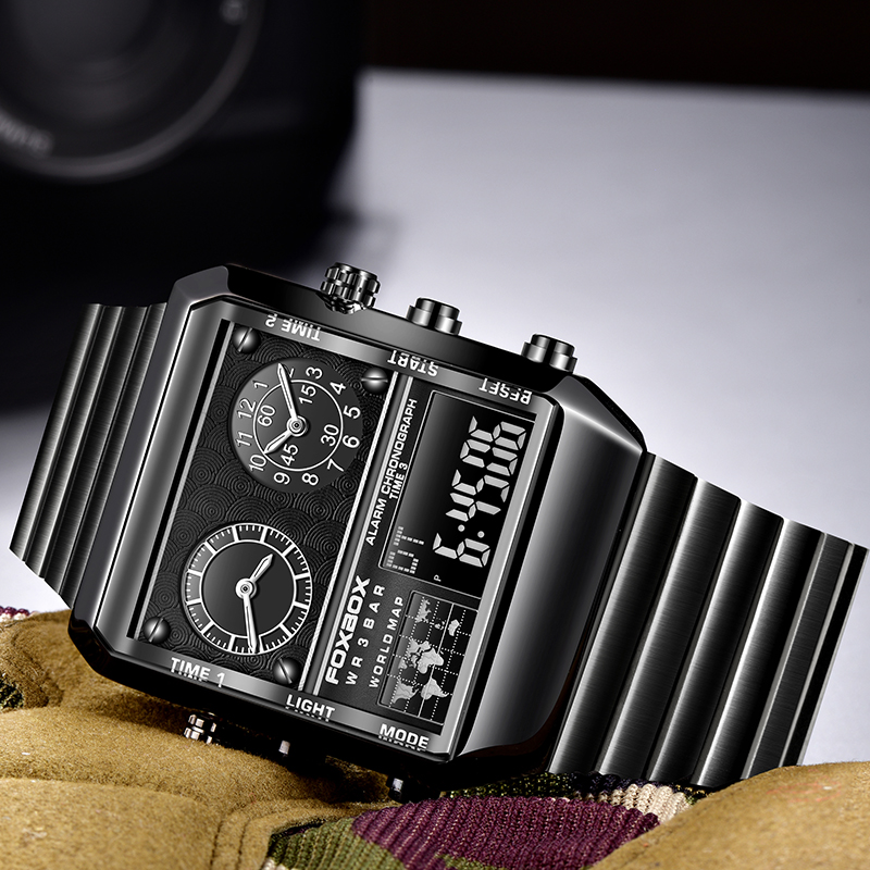 FOXBOX Erkek Saatleri Marka Lü - Luxury Watch Maker incelemesi ve fiyatı